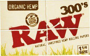 Бумажки RAW Organic 300 1 1/4 - Самокрутки - Бумага RAW - Магазин бонгов бонгшоп.рф
